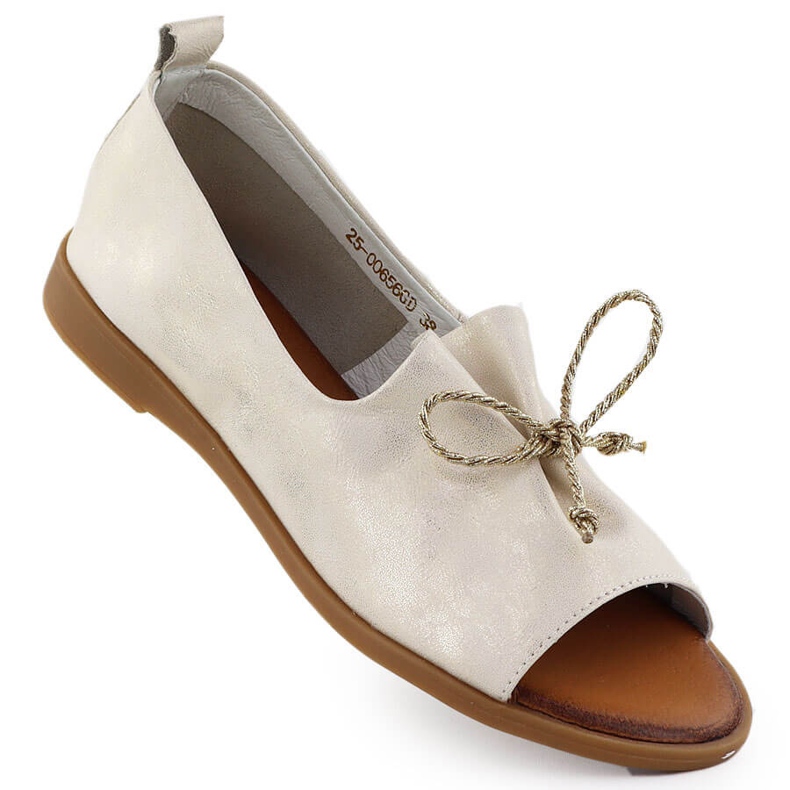 Cambell Nahkakengät paljain sormet kultainen camell sz00656