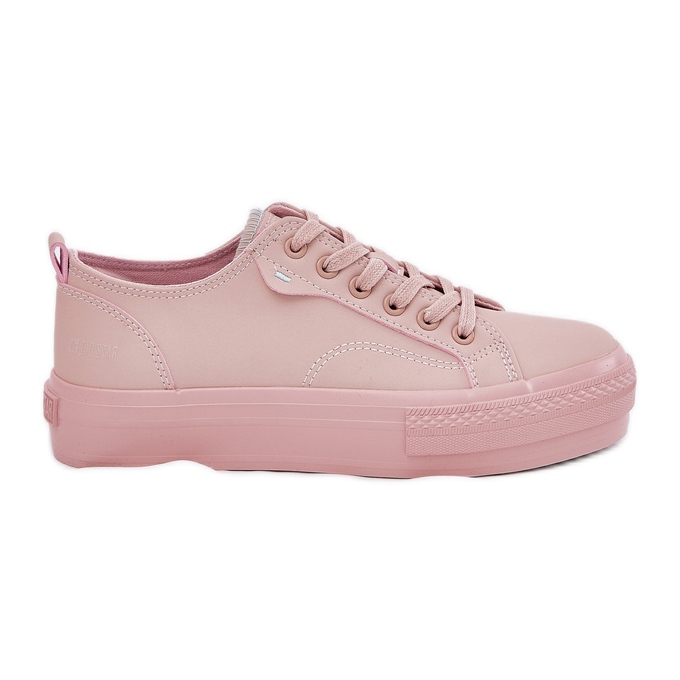 Naisten lenkkarit laiturilla Eco Leather Big Star RR274A294 Pink vaaleanpunainen
