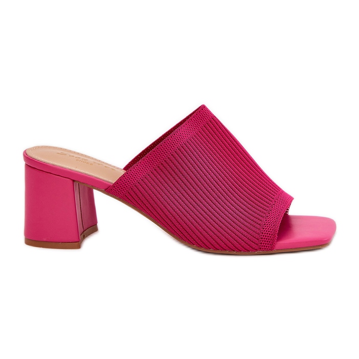 Naisten korkeat tossut vaaleanpunainen