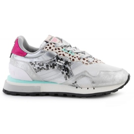 D.Franklin Shoes VIBLA ZIG PATCH DFSH378006-SILV valkoinen
