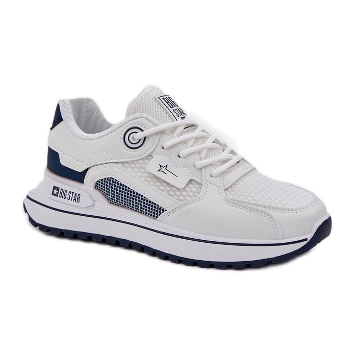 Sneakers Naisten kengät Big Star NN274A103 Valkoinen sinisellä