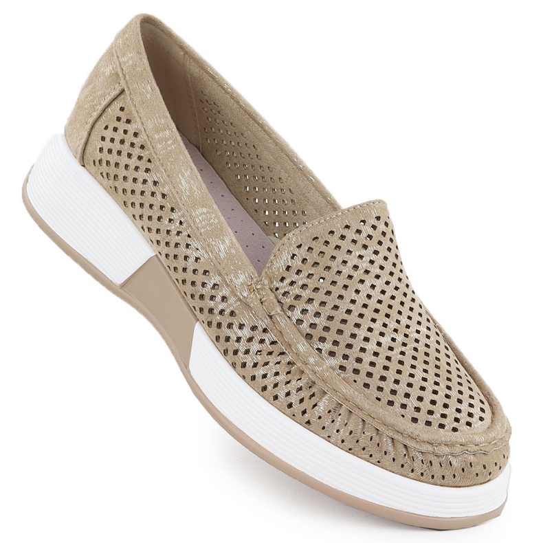 Naisten avoimien kengät Sergio Leone 094H Golden Platform -sovelluksella kultainen