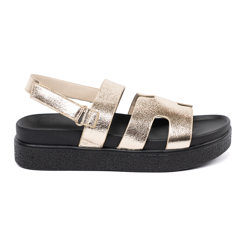 Goodin Klassiset sandaalit kultaisella alustalla kultainen