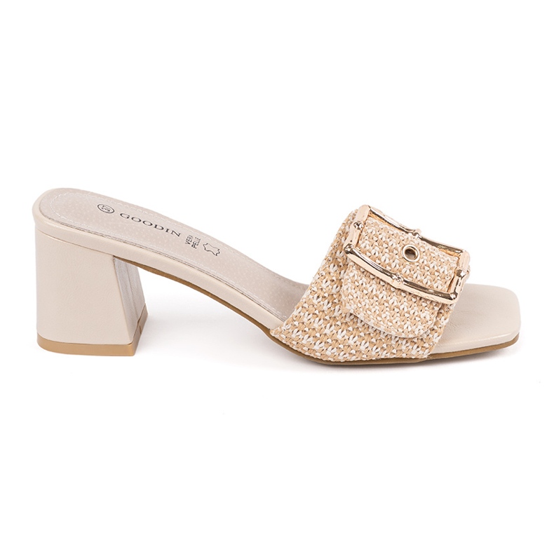 Goodin Tweed beige tossut postitse