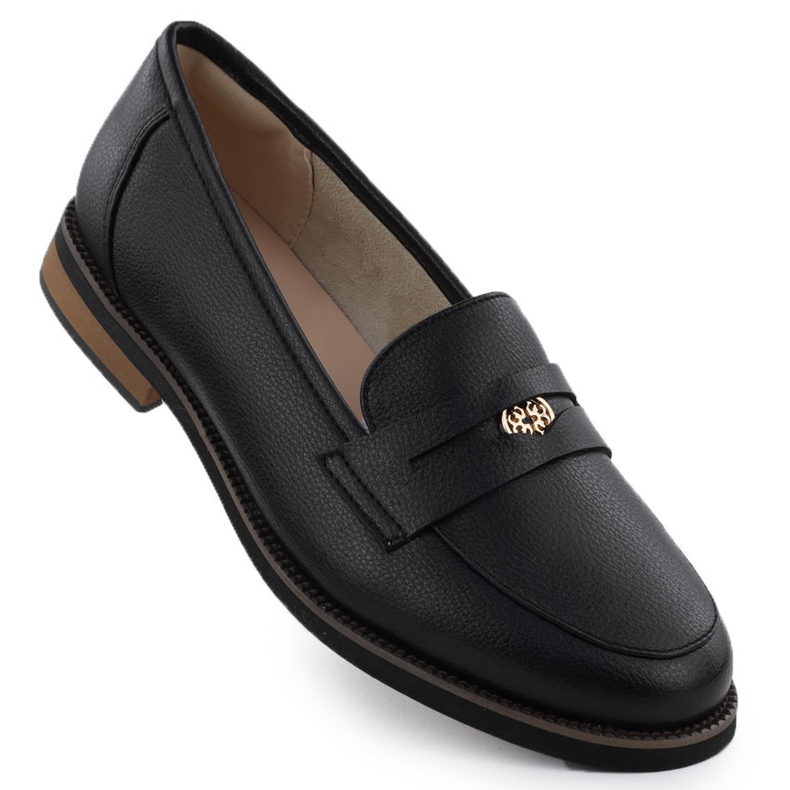 Cambell Naisten nahkaiset kengät Musta Camell 00664