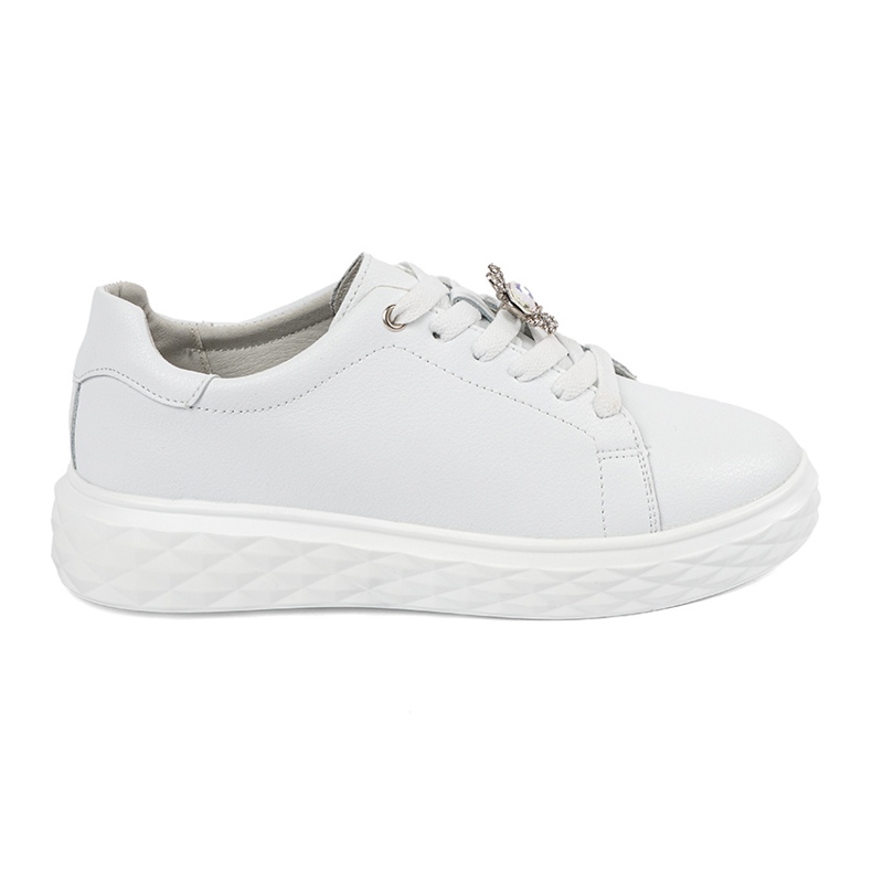 Valkoiset lenkkarit nahkatapit Sergio Leone valkoinen