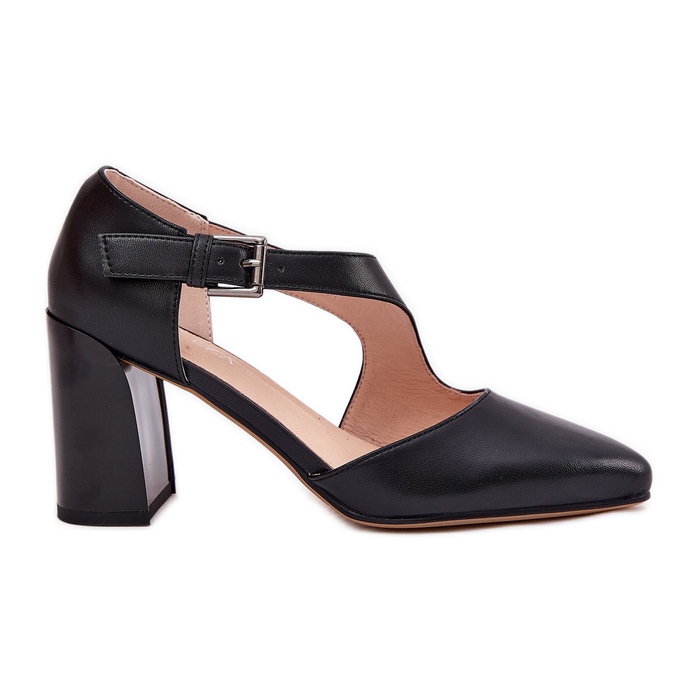 Nahkapumput pylväällä Vinceza 91133 Black Clamp: lla musta
