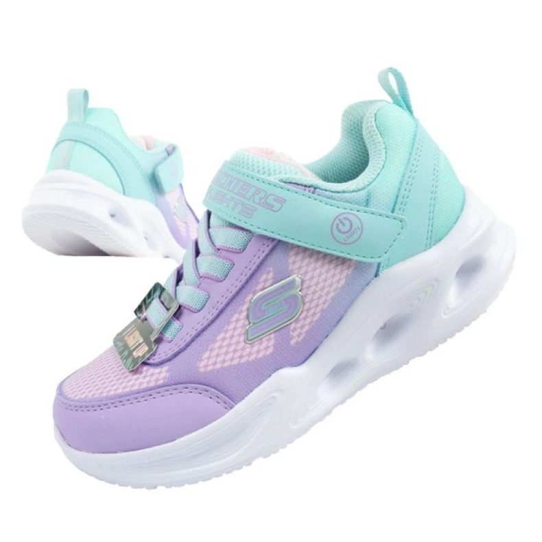 Skechers S Lights-SLA hehku 303714L/TQLV-kengät violetti