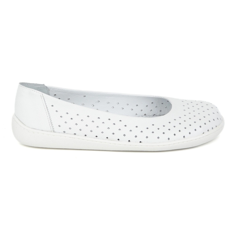 Olivier Naisten paljain jaloin minimalistinen liukuminen -Openwork 1771Pol White valkoinen