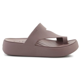 Flip-flops Crocs Getway Platform Toe Loop 210834-0LF ruskea