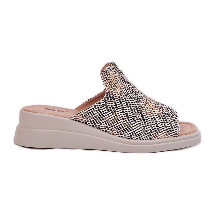 Naisten kiilat kiilalla linnan eläinkuvio beige