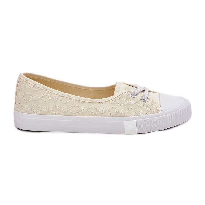 Lenkkarit Naisten lenkkarit kirjontalla Lee Cooper LCW-25-31-3445L Beige