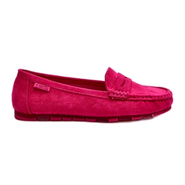 Naisten Eco Moccasins Big Star NN274934 Memory Foam System Fuchsia vaaleanpunainen