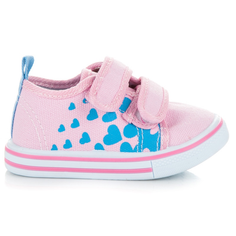 Bona Sneakers In Hearts vaaleanpunainen