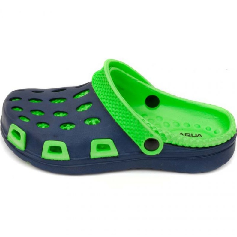 Lasten Flip Flops Aqua-Speed ​​Silvi Jr Kol 48 Green Navy Blue sininen