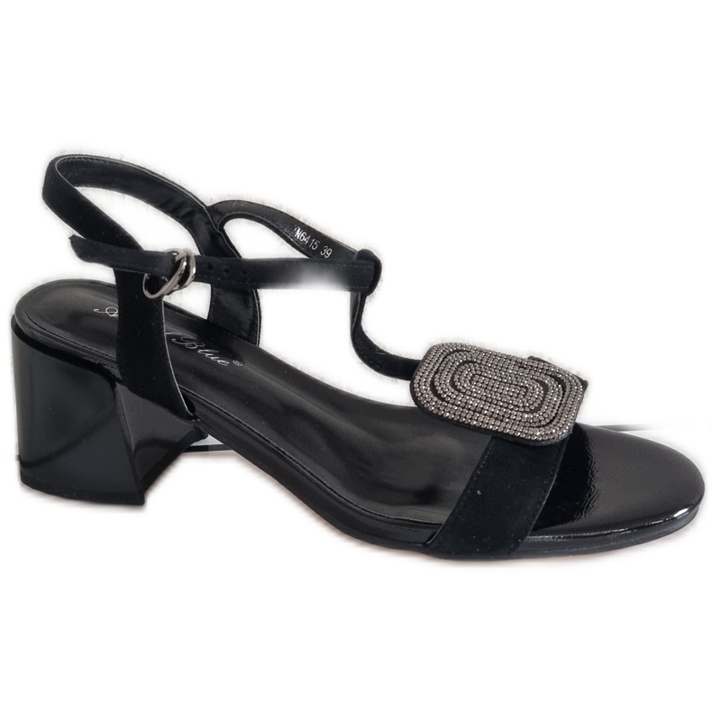 Naisten sandaalit Angel Blue TN6415 Mustakorkokengät