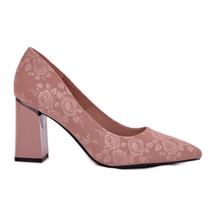 Vinceza Tyylikkät pumput Vincez 62223 Pink Post vaaleanpunainen