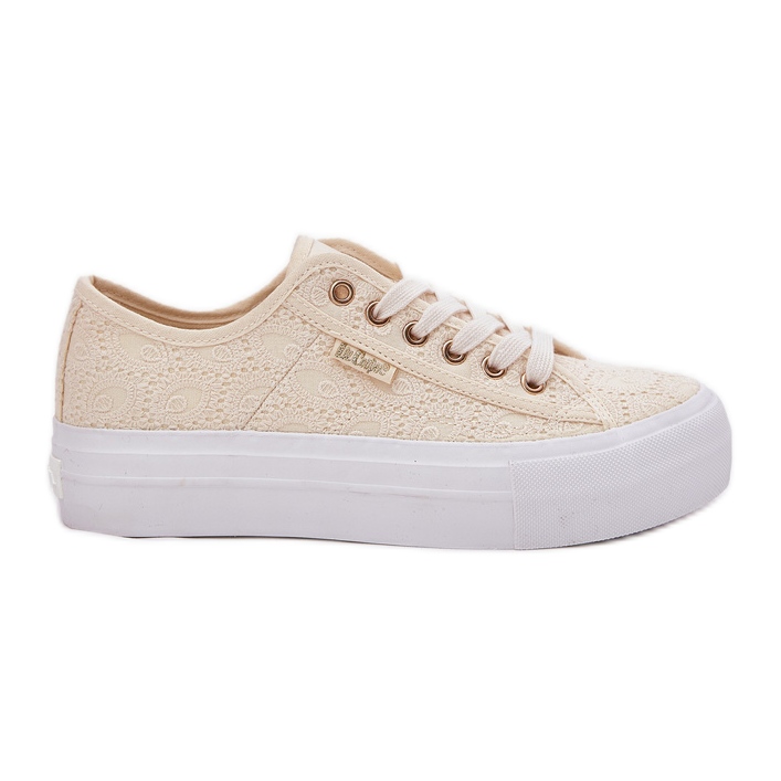 Naisten lenkkarit Lace Lee Cooper LCW-25-31-3440L Beige