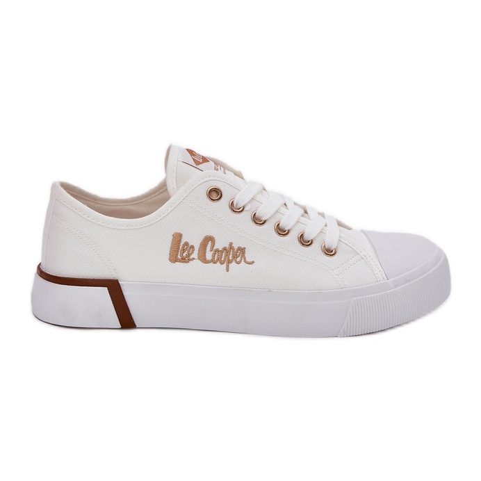 Naisten aineelliset lenkkarit Lee Cooper LCW-25-31-3428L White valkoinen