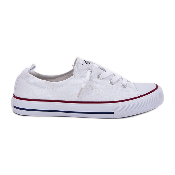 Naisten aineelliset lenkkarit Lee Cooper LCW-25-02-3296L White valkoinen