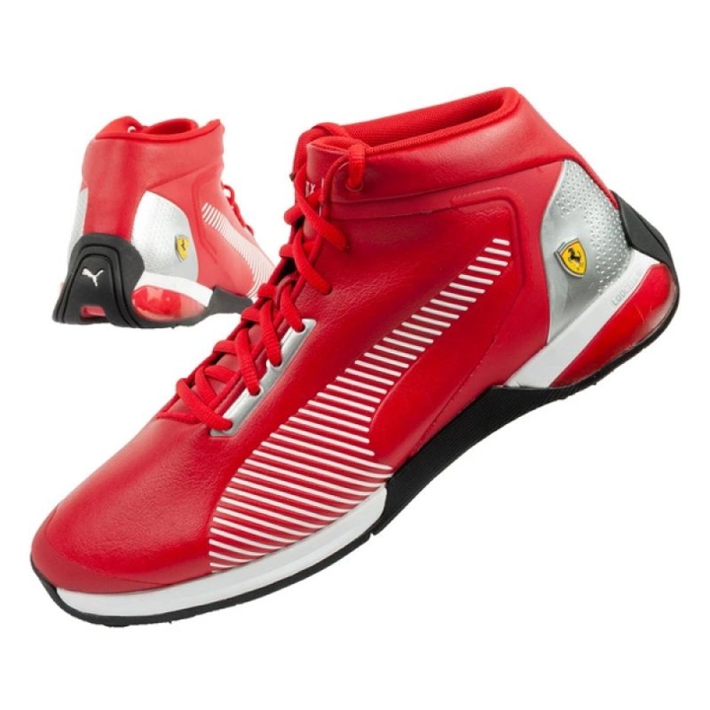 Puma Ferrari Race Cat-X Mid 306549 02 kengät punainen