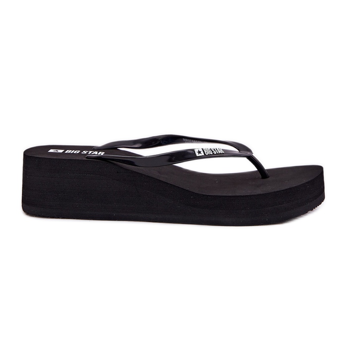 Naisten flip -Flops on kiila Big Star RR274A549 Musta