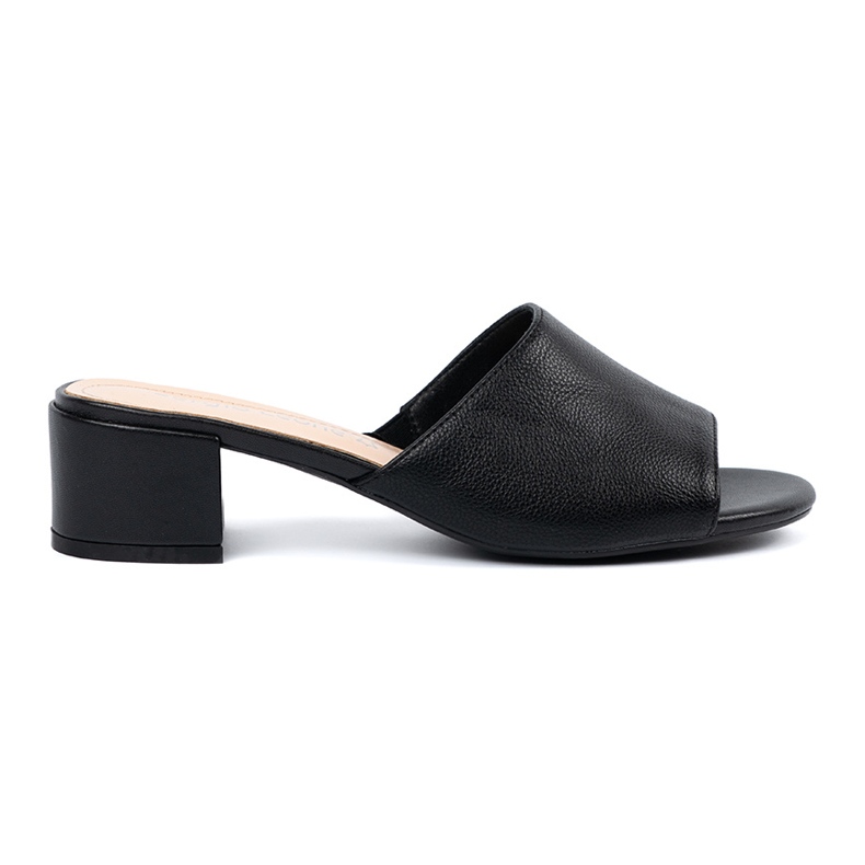 Sergio Leone Naisten matalakorkoiset varvastossut musta