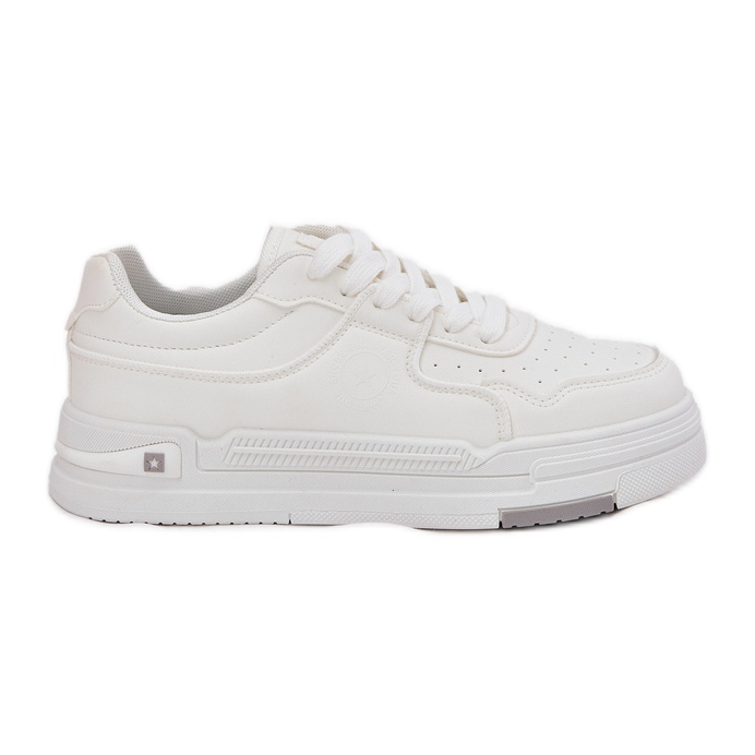 Matalan naisten lenkkarit Big Star RR274A310 Hi-Polish White System valkoinen