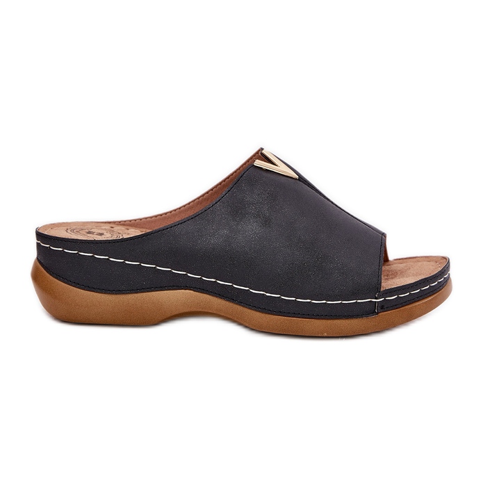 EVento Mukavat naisten kiilat mustat kiilat