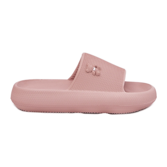 Naisten vaahtokykyt flops lavalla Vinceza Teddy Bear 75210 Pink vaaleanpunainen