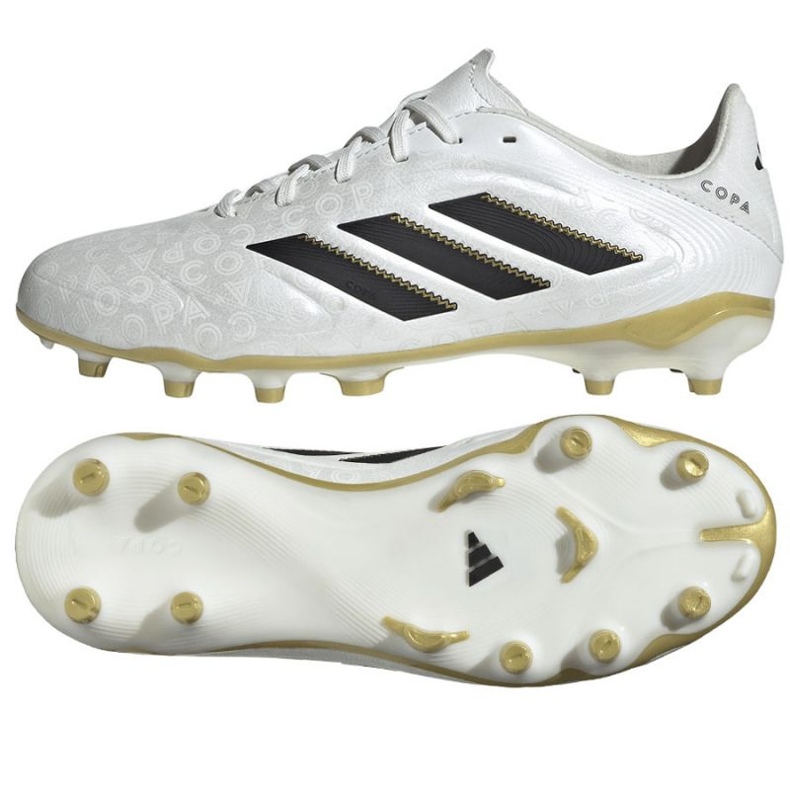 Adidas Copa Pure III League FG/MG JR2887 jalkapallokengät valkoinen