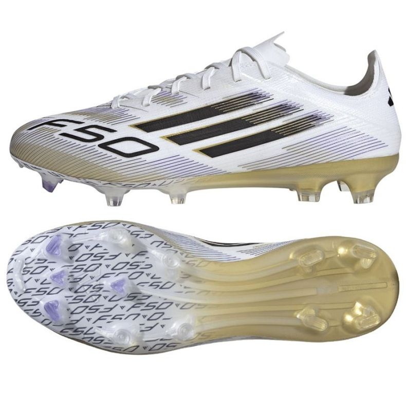Adidas F50 Pro FG JH7686 jalkapallokengät valkoinen