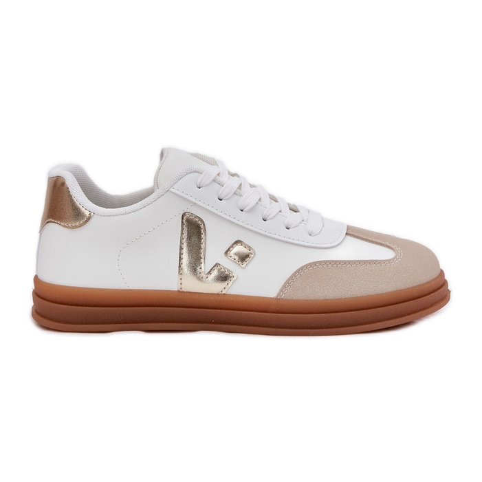 Valkoiset nahkaiset lenkkarit valkoinen