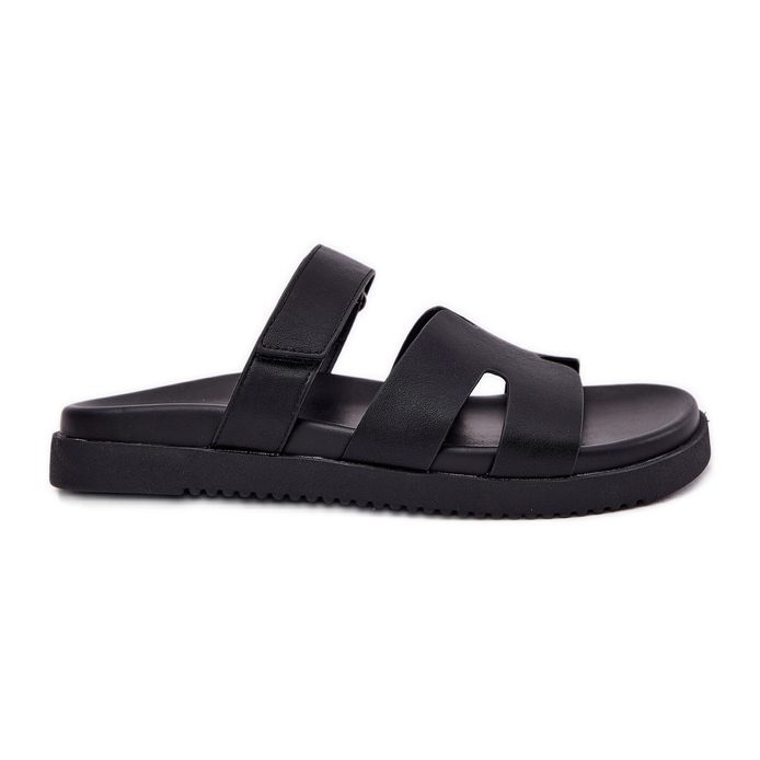 Naisten flip flops Vinceza 17401 tarranauhan kanssa musta