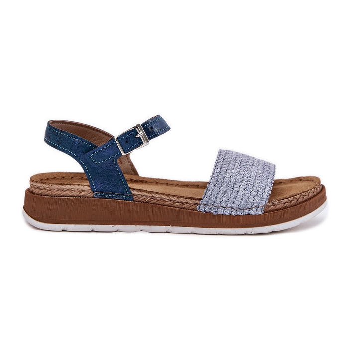 Naisten sandaalit punoksella InBLU GS000050 Blue Barissa sininen