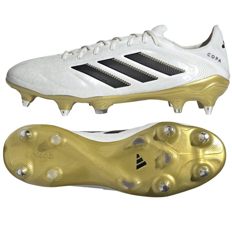 Adidas Copa Pure III Elite SG JQ1777 jalkapallokengät valkoinen