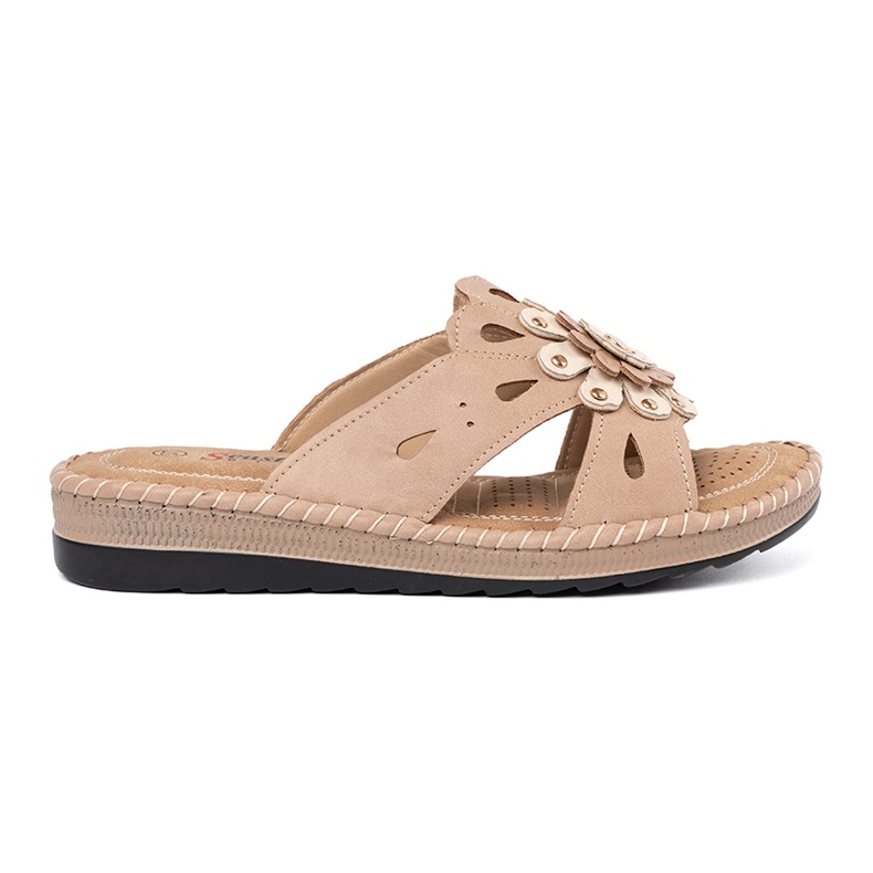 Seastar Vaaleanpunaiset naisten tossut koristeellinen kukka vaaleanpunainen