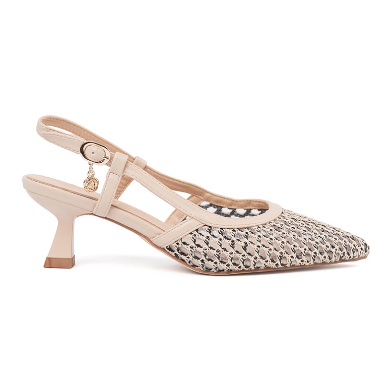 Goodin Matalalla avoimilla avoimilla pumpuilla beige