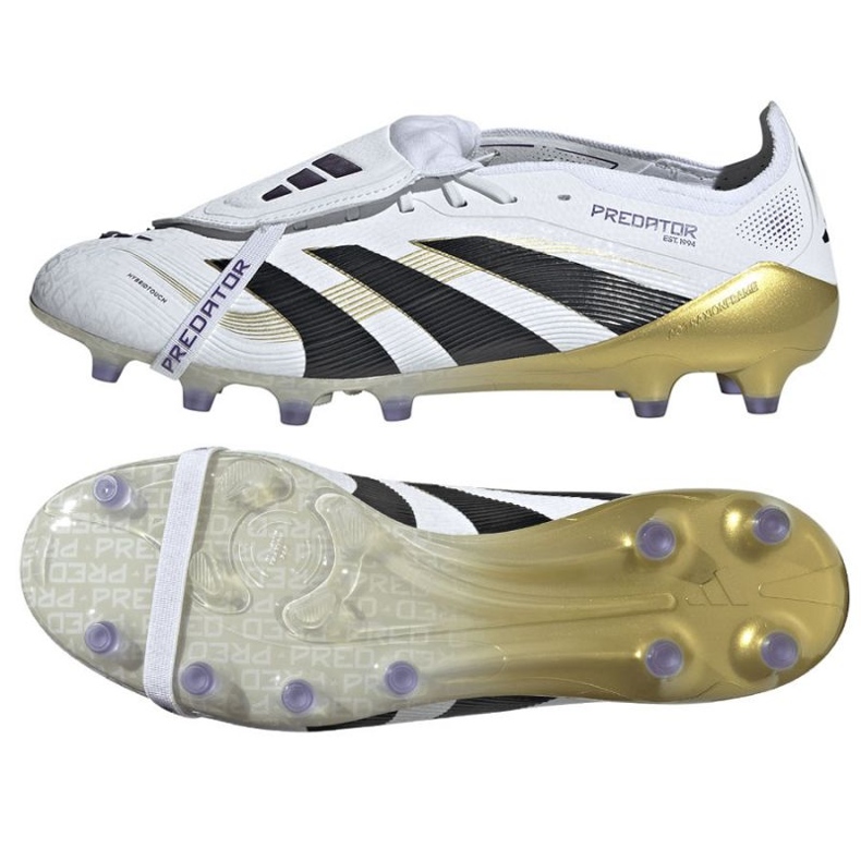 Adidas Predator Elite AG JR4771 jalkapallokengät valkoinen