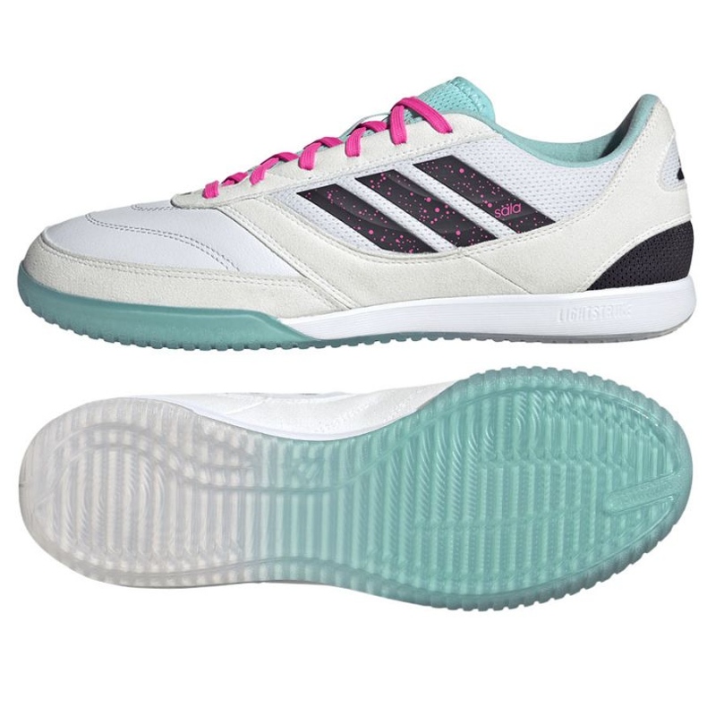 Adidas Top Sala -kilpailu II JH6293 -jalkapallokengissä valkoinen