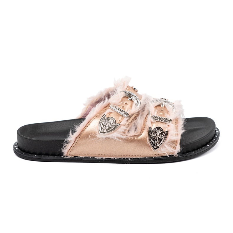 Seastar Kultainen flip flops solkilla