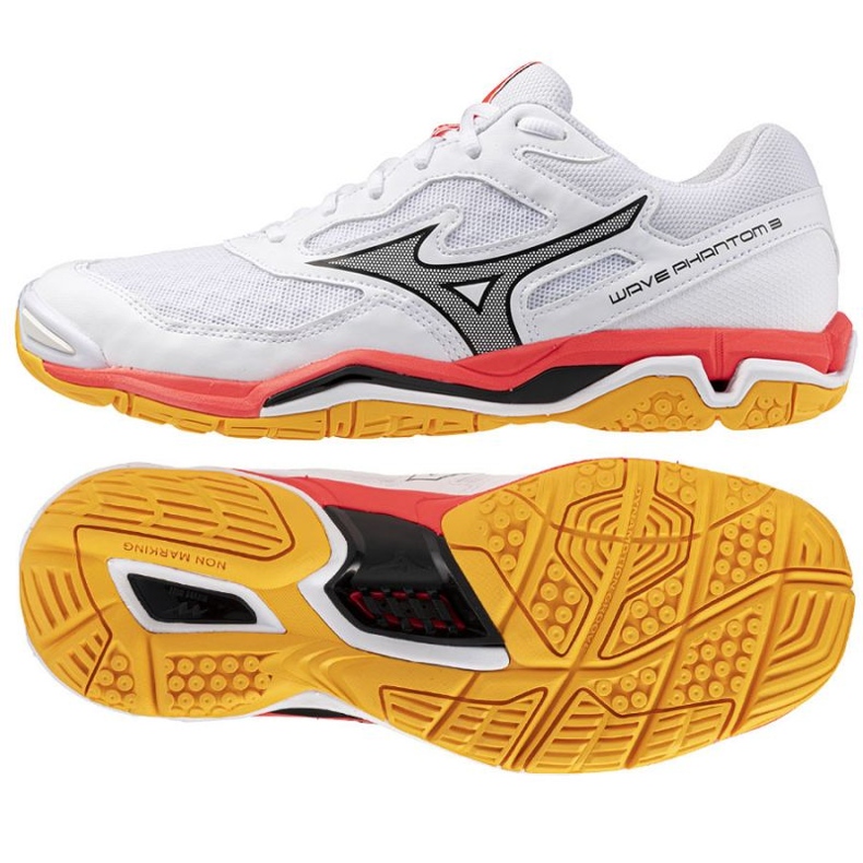 Mizuno Wave Phantom 3 X1GA226098 Käsipallokengät valkoinen