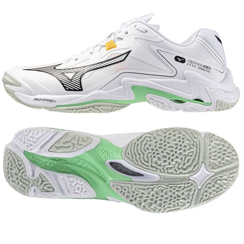 Mizuno Wave Lightning Z8 V1GA240016 Lentopallokengät valkoinen