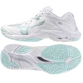 Mizuno Wave Lightning Z8 V1GC240045 Lentopallokengät valkoinen