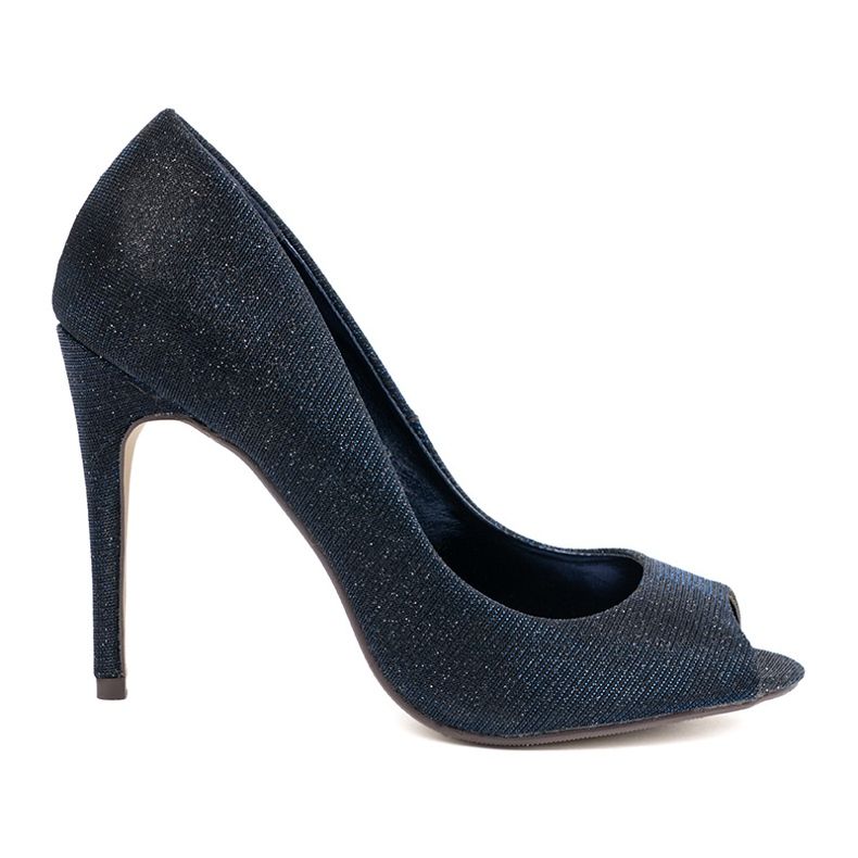 Seastar Merivoimien brocade -pumput paljain sormilla sininen