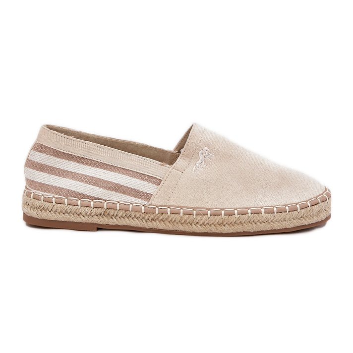 Miesten eko mokkanahka Espadrilles beige