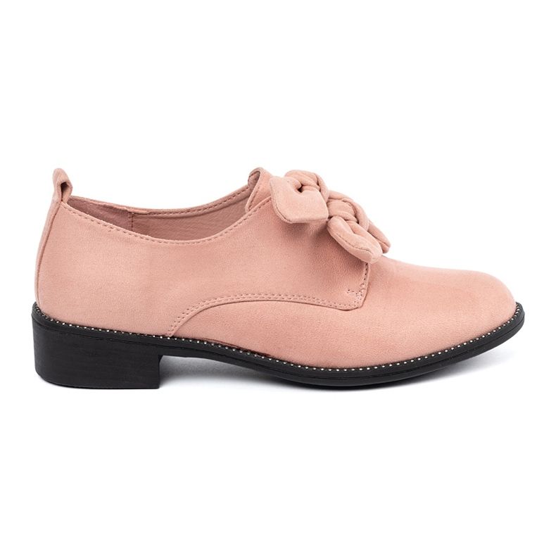 Seastar Vaaleanpunaiset mokkanahkakengät koristeellisella keulalla vaaleanpunainen