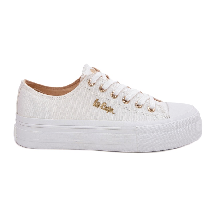 Naisten lenkkarit laiturilla Lee Cooper LCW-25-02-3289 White valkoinen