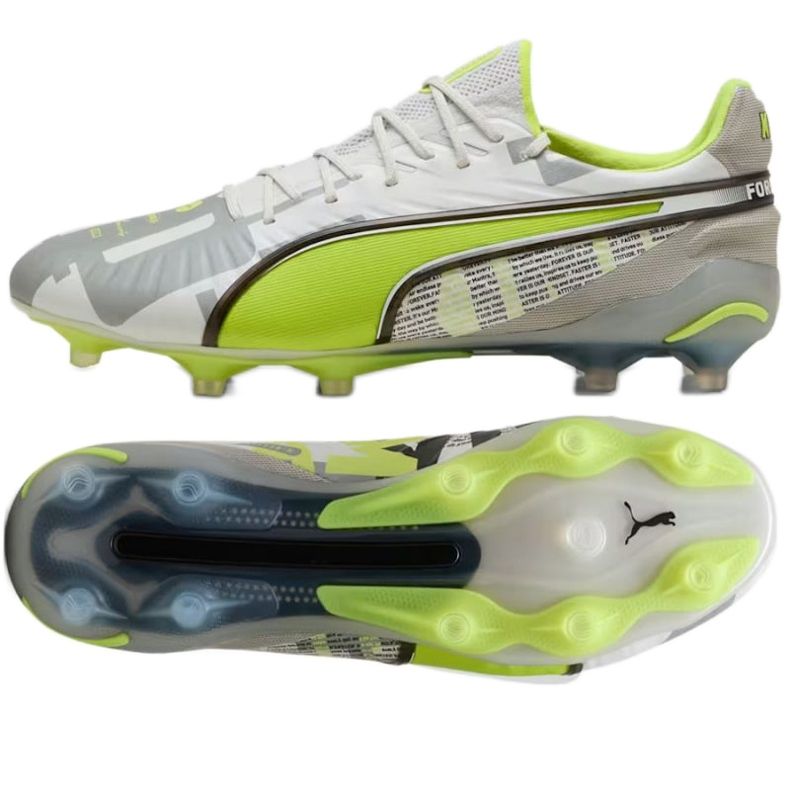 Puma King Ultimate Forever FG/AG 108426-01 Jalkapallokengät harmaa