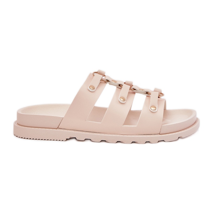 Boto Naisten flip flops raidoilla kevyet beige pasiriela